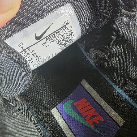 Nike Air Max 720 Multi Color Black Running Shoes Mens Size 7 AO924-023 - Picture 8 of 8